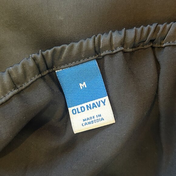 OLD NAVY Cowl-Neck Satin Midi Slip Dress in Black Jack Size Medium New w/out Tag - Picture 8 of 8